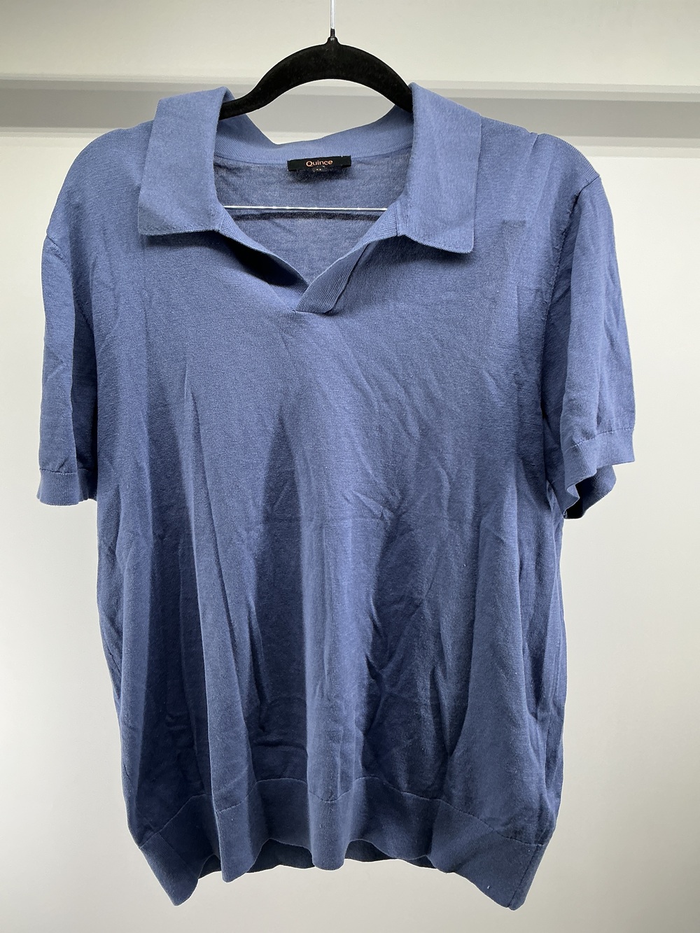 Cotton-Silk Johnny Collar Polo